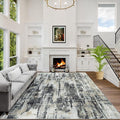 6x9 Area Rugs Washable Rug: Large Modern Abstract Living Room Rug Soft by GENTDRIZZ