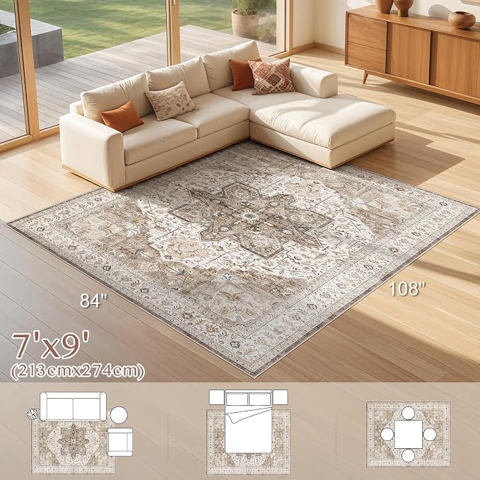 Tortania Area Rug Living Room Rugs - Image 2