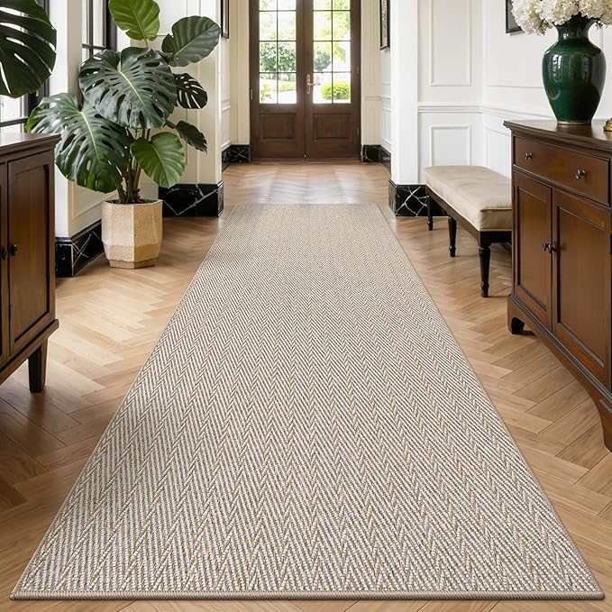 LUMI Ultra Thin Runner Rug for Hallway 2.3'x10', Non-Slip Entryway Rug by LUMI