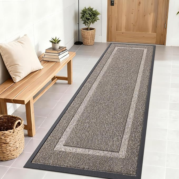 OLANLY Front Door Mat Indoor Outdoor Entrance, Waterproof All-Season, by OLANLY