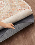 Veken 6 Ft Round Non Slip Cushioned Rug Pad Gripper, Felt and Silicone Backing by Veken