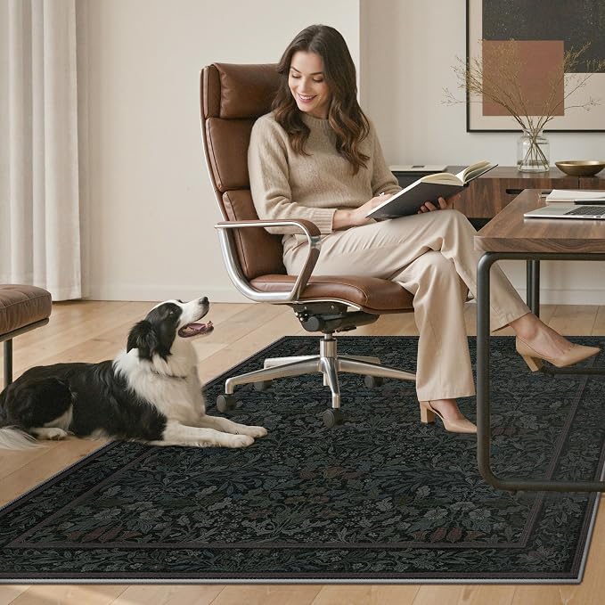 48"x60" Office Chair Mat for Hardwood Tile Floor, Under Desk Carpet Protector - Image 7