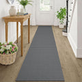 KOZYFLY Runners Rugs for Hallway 2x10, Washable Runner Rug, Woven Non Slip by KOZYFLY