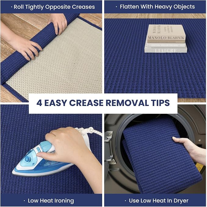 IOHOUZE Washable Runner Rug 2x8 Non Slip Hallway Runner Entryway Runner Indoor - Image 2
