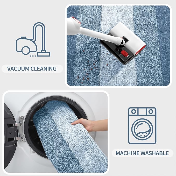 Kitinjoy Indoor Outdoor Door Mat, 50x30 Non-Slip Absorbent Dirt Trapper - Image 5