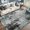 RELEANY Washable Area Rugs 6'x9' Non-Slip Modern Abstract Soft by RELEANY
