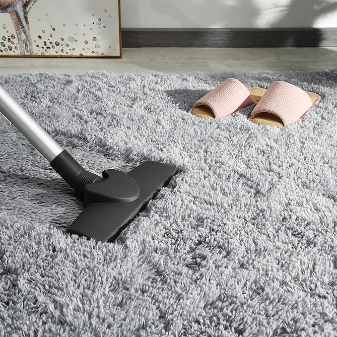 Andecor Soft Fluffy Bedroom Rugs, 5 x 8 Feet Indoor Shaggy Plush Area Rug - Image 5