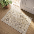 Machine Washable Boho Rugs for Entryway: Door Mat Indoor Entrance 2x3 Small by palohom