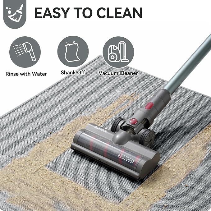 Front Door Mat 24''x71'', Absorbent Washable Non Slip Indoor Runner, Easy Clean - Image 5