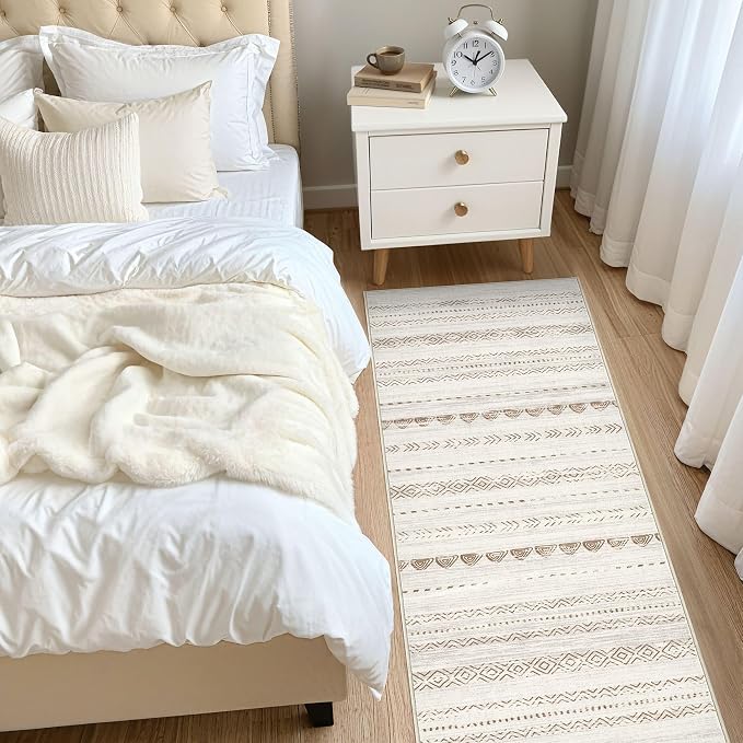 Nakagishi Runner Rug Kitchen Washable Rugs: 2x6 Non-Slip Boho Soft Modern Stain - Image 7