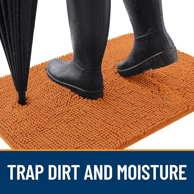 OLANLY Dog Door Mat for Muddy Paws 54x32, Absorbs Moisture and Dirt, Absorbent - Image 2