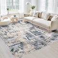 Area Rugs 5x7 Living Room: Washable Rug Modern Abstract Rugs Soft Non Slip by MXSANYOORUG