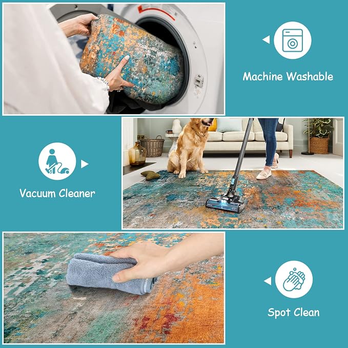 Lahome Modern Abstract Rug - Image 4
