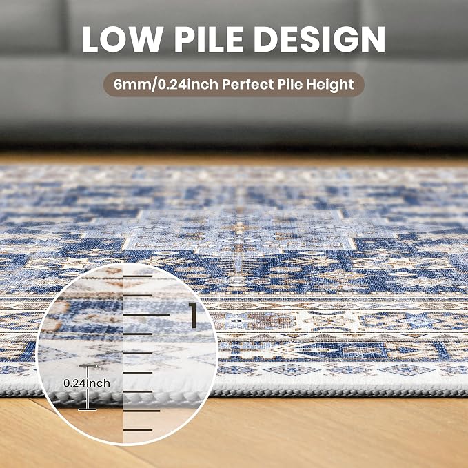 zesthome Washable Round Area Rugs - Image 7