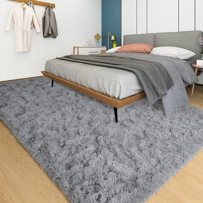 YJ.GWL Area Rugs for Living Room Bedroom, 3x5 Machine Washable Small Grey - Image 6
