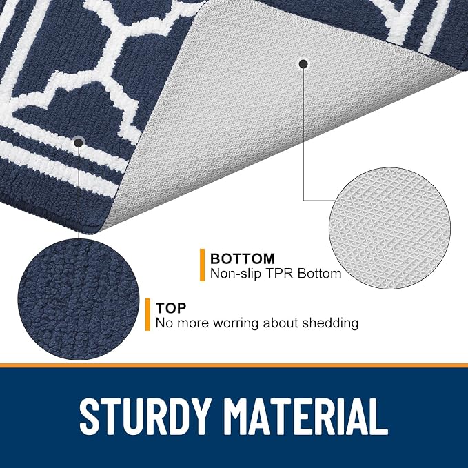 Buganda Runner Indoor Door Mat, Dirt-Resistant and Absorbent Doormat, Low - Image 4