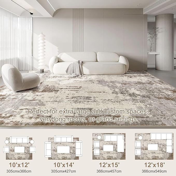 UERMEI 10x14 Washable Area Rug - Image 3