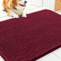 Smiry Dog Door Mat for Muddy Paws 30x20, Absorbent Dirt Trapper, Non-Slip by Smiry