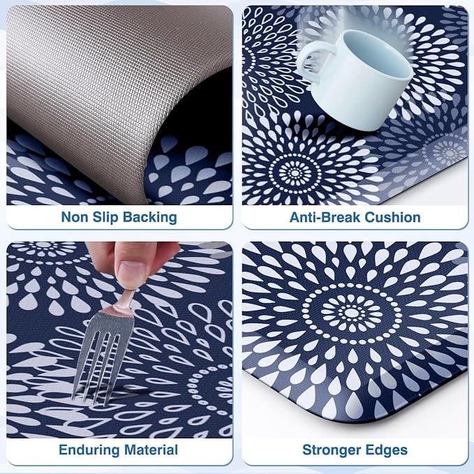 LuxStep Kitchen Mats for Floor, 0.47 inch Thicker Cushioned Rug Anti-Fatigue - Image 5