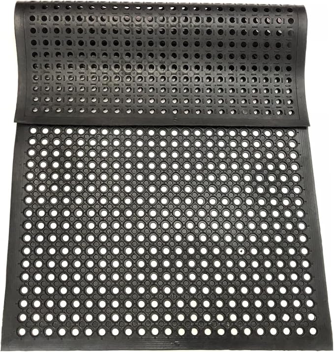 Uniboho Outdoor Rubber Floor Mats Anti Slip Restaurant Commercial Kitchen - Image 5