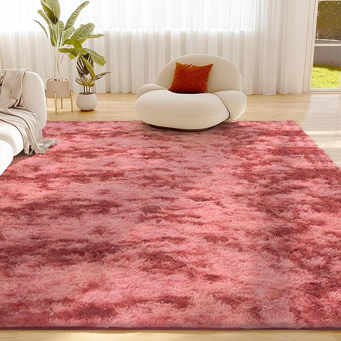 Litanika 4x6 Fluffy Shag Faux Fur Area Rug by Litanika