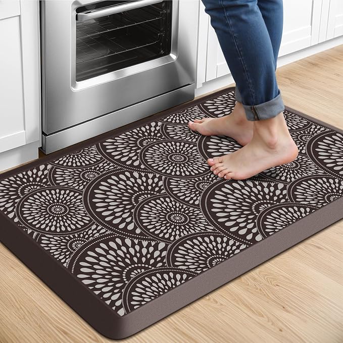 Mattitude 4/5 Inch Kitchen Mat, 20x51in Heavy Duty Ergonomic Comfort Foam by Mattitude