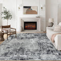 9x12 Area Rugs for Living Room Rug Washable: Modern Large Rug for Dining Room by Aelenmu