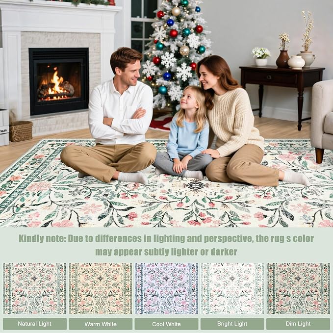 Runner Rug for Entryway: 2.6x10 Kitchen Rugs Non Slip Washable Ultra-Thin Soft - Image 9