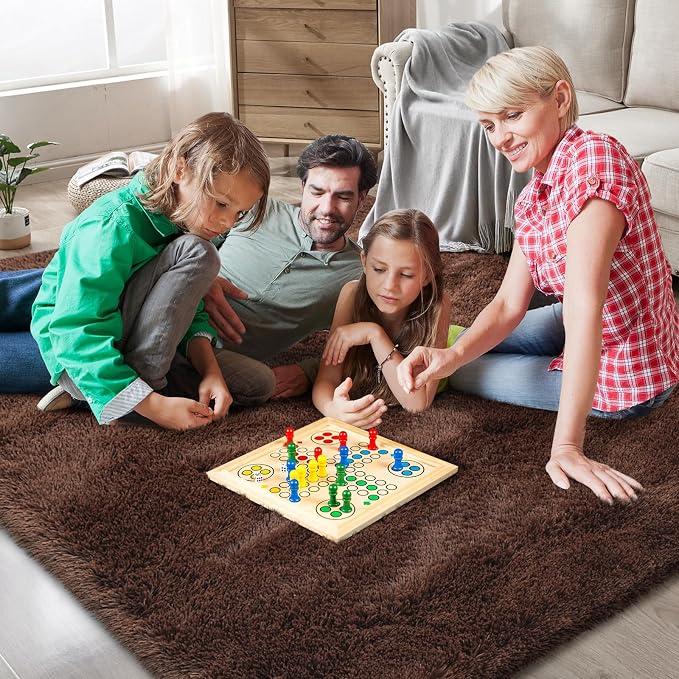 Shag Runner Rug for Bedroom Living Room 2x6 Upgrade Non-Slip Fluffy Soft - Image 8