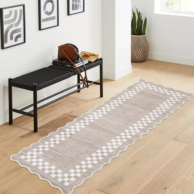 Rug Runners for Hallways 2x8 Washable Kitchen Runner Rug Non Slip Low Pile - Image 2