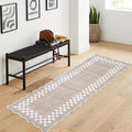 Washable Runner Rug 2x10 Modern Bordered Hallway Runner Rug Non Slip Kitchen by GarveeHome