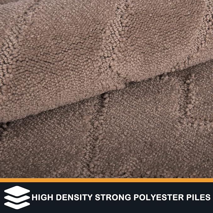 PURRUGS Easy Care Area Rug 6ft x 9ft, Non-Slip Machine Washable Entry Rug - Image 4