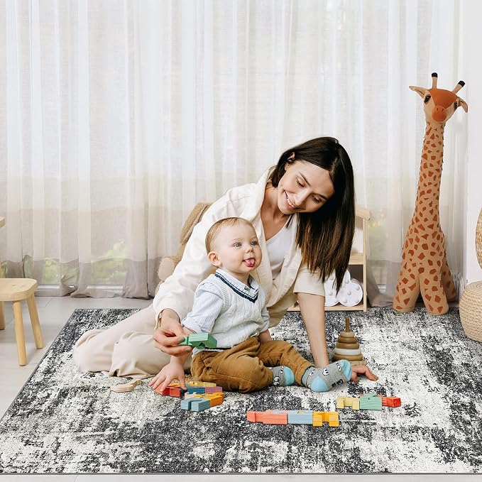 Runner Rug 2'6''x8' Washable Runner Rug: Machine Washable Kitchen Area Rug - Image 7