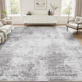 5x7 Area Rugs for Living Room Non Slip Machine Washable Rug Distressed Abstract by Tchdio
