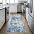Washable Area Rug 3x10 Entryway Rug: Washable Modern Abstract Soft Thin Rug by FXRHLP