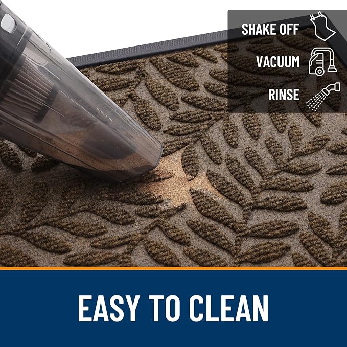 OLANLY Door Mat Indoor Outdoor Entrance, Waterproof All-Weather All-Season - Image 6