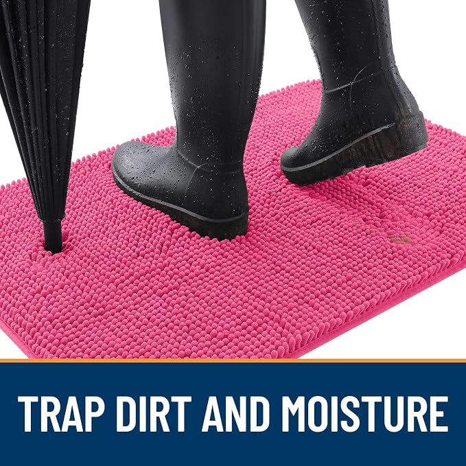 OLANLY Dog Door Mat for Muddy Paws 35x24, Absorbs Moisture and Dirt, Absorbent - Image 2
