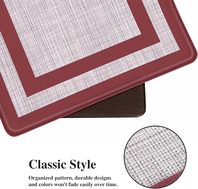 Mattitude Kitchen Mats Set of 2 Cushioned Anti-Fatigue Non-Skid Rug Sets - Image 2