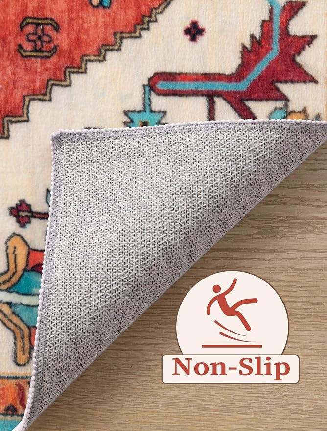 SERISSA Runner Rug for Hallways, 3x14 Washable Non Slip Kitchen Runner Rug - Image 4