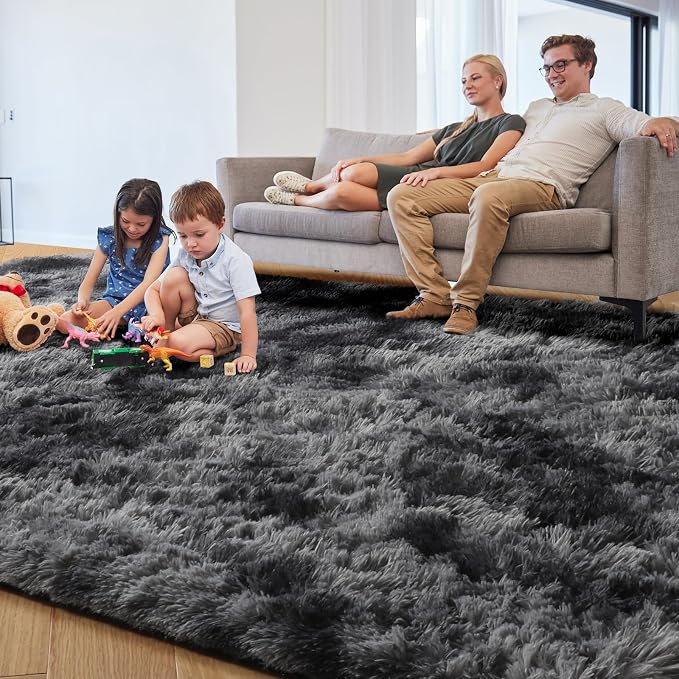 PAGISOFE Dark Grey Large Area Rugs - Image 8