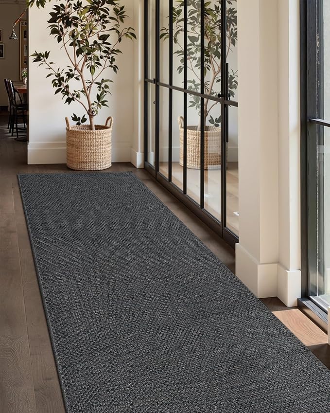Color&Geometry Door Mat 2'4"x12' Runner Rug - Image 7