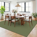 KOZYFLY 6x9 Dining Room Rugs, Washable Area Rug by KOZYFLY