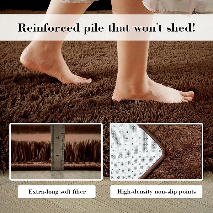 Soft Runner Rugs for Bedroom, Bedside Rug for Living Room Bedroom Room Home - Image 6