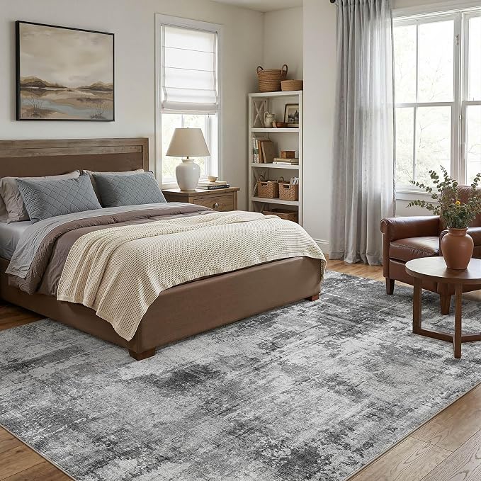 DMOYEST 10x12 Area Rug for Living Room, Washable & Non Slip Large Indoor Carpet - Image 3