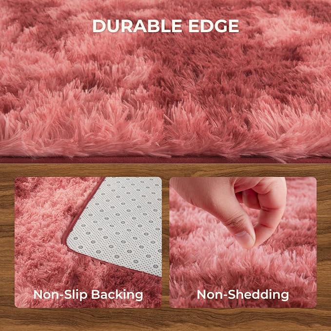 Litanika 8x10 Fluffy Shag Faux Fur Area Rug - Image 6