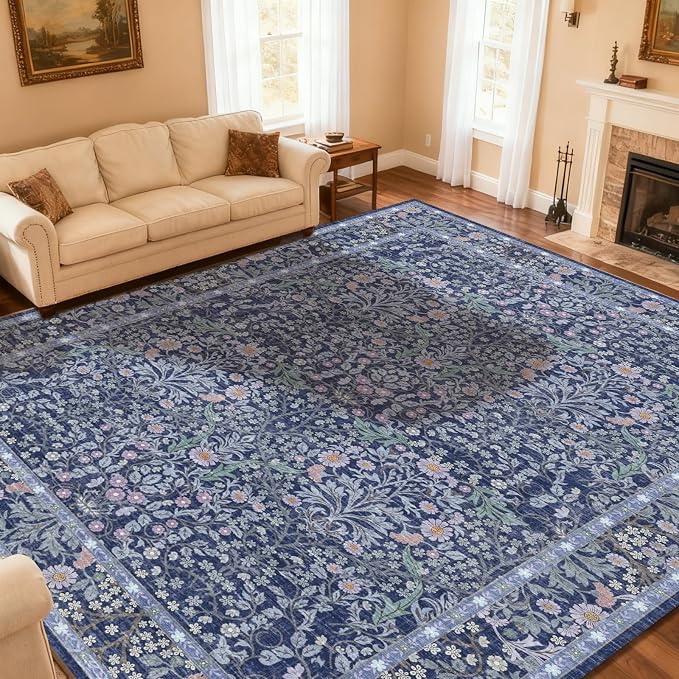 Extra Large 10x14 Area Rug for Living Room, Washable Rugs for Dining Room by Unknown