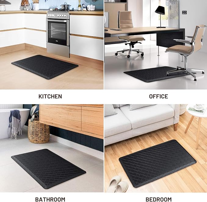 HappyTrends Floor Mat Cushioned Anti-Fatigue, Thick Waterproof Non-Slip Mats - Image 7