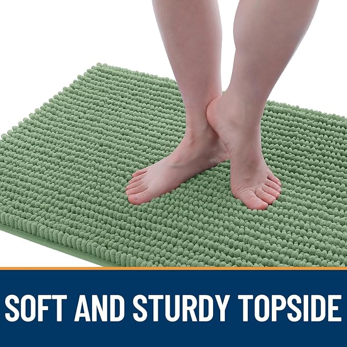 OLANLY Dog Door Mat for Muddy Paws 30x20, Ultra Absorbent Chenille Mud Doormat - Image 3