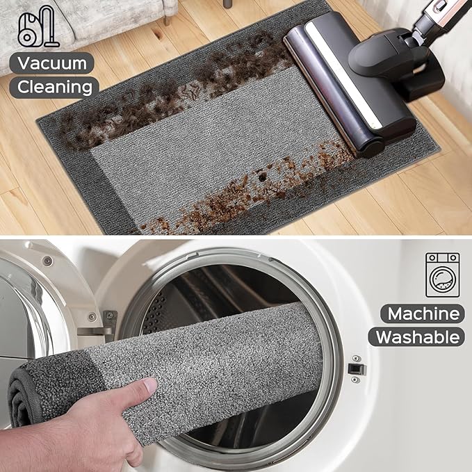Washable Area Rug 36" x 36", Non Slip Kitchen Rug - Image 7