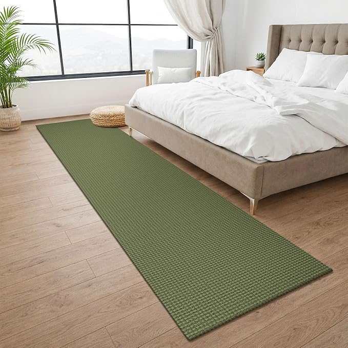 KOZYFLY Runners Rugs for Hallway 2x10, Washable Runner Rug, Woven Non Slip - Image 8